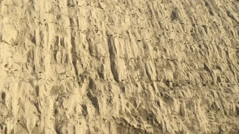 HD quality of chalk cliffs Stock Footage 93257234