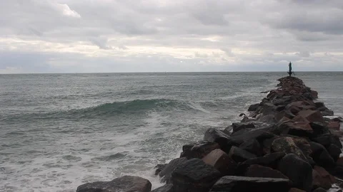 HD quality of daytime waves Stock Footage 93012880