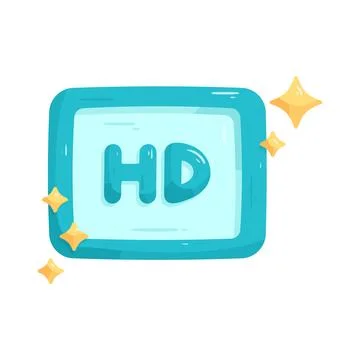 Hd quality video Stock Illustration