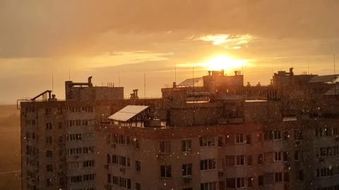 Hd rain and sunrays slowmotion (480) 스톡 동영상 155451454