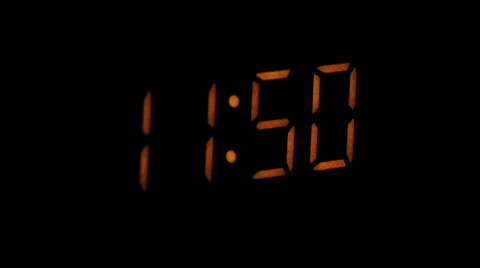 HD - Real Clock Timer Stock Footage 7139085