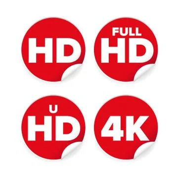 HD resolution ison label Stock-Illustration