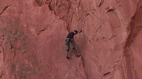 HD Rock Climbing Vídeo Stock 50769937