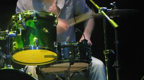 HD: Rock Drummer Video stock 9063461