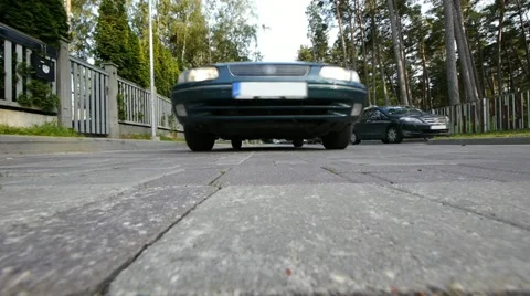 HD - Shooting under a Car Stock Footage 11292327