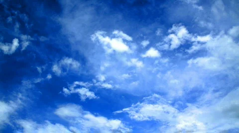 HD Sky &amp; Clouds timelapse Stock Footage 563578