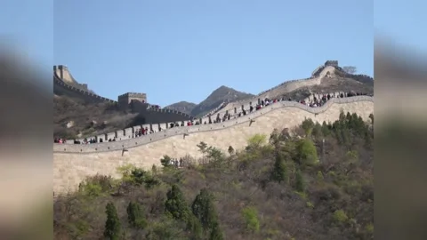HD Slideshow - The Great Wall of China Stock Footage 348000923