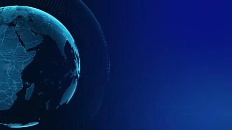 HD slowly motion, spinning globe. Stock Footage 63874590