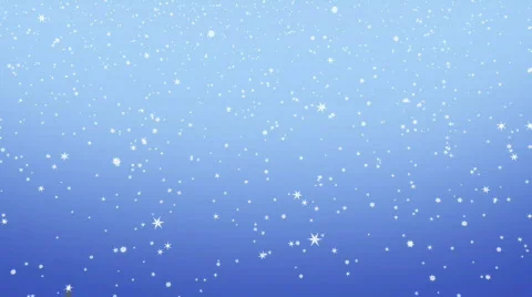 HD Snowfall 30 sec Loop LtBlue Stock Footage 575072