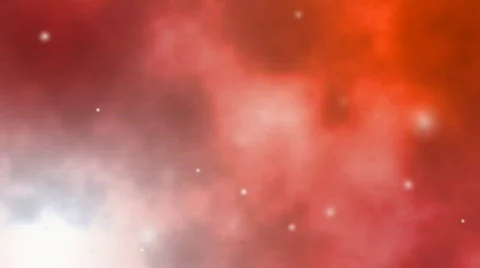 HD soft red galaxy background with twinkling stars moving in space Video stock 398726
