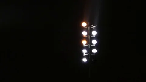 HD Spotlight on black Stock Footage 73919277