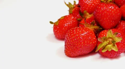 HD - Strawberry slide Stock Footage 7730332