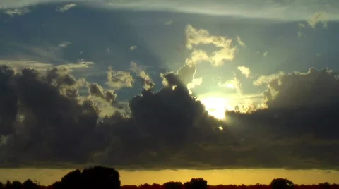 HD Sunset 024 (720p 29.97) Stock Footage 488365