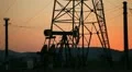 HD Sunset, Sunrise Fossil Fuel Energy, Oil Pump, Pumpjack, Old Pumping Unit HD Footage