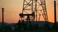 HD Sunset, Sunrise Fossil Fuel Energy, Oil Pump, Pumpjack, Old Pumping Unit HD Footage