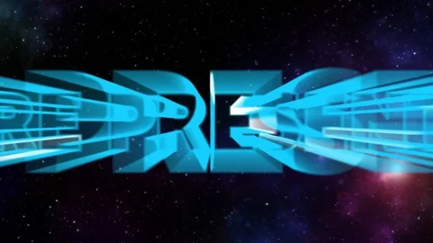 HD Super Hero Outer Space Feature Presentation Stock Footage 94876005