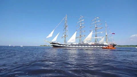 HD - Tall Sailboat Stock Footage 27647622