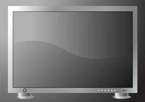 Hd television Stock Illustration