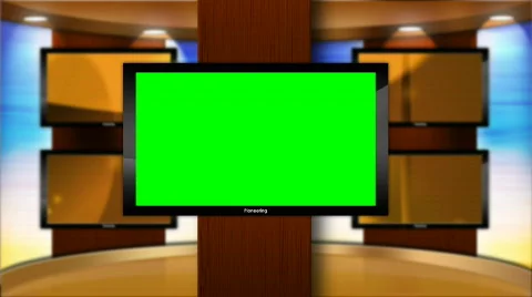 HD Television Studio Background Animation Stock Footage 485045