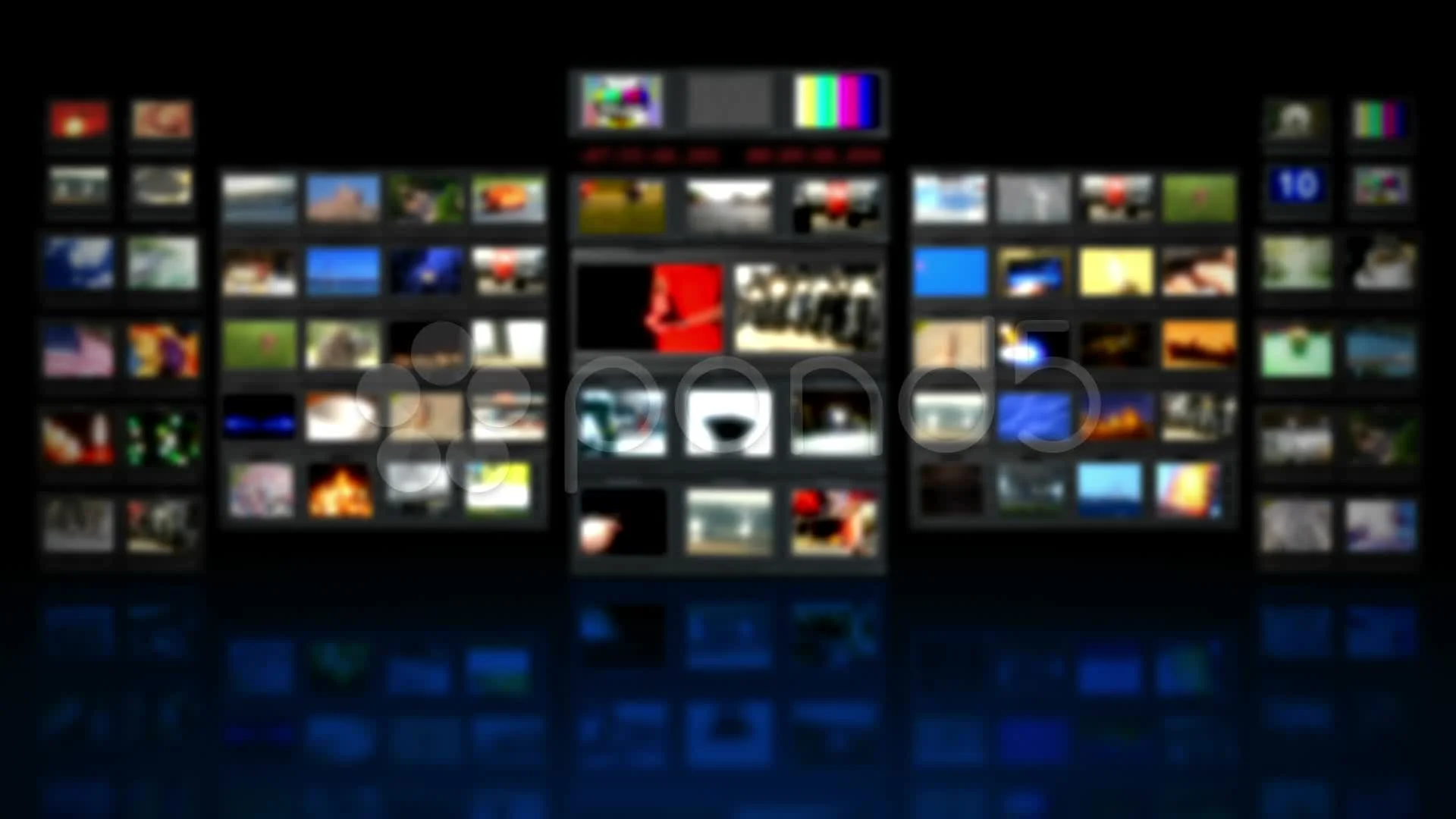 HD - Television studio. Blurred backgrou... | Stock Video | Pond5