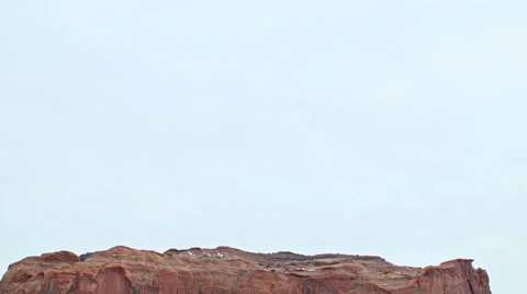 HD Tilt of Monument Valley Stock Footage 46595115