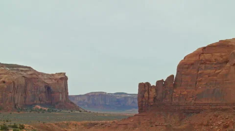 HD Tilt of Monument Valley Video stock 46596613
