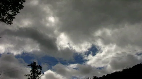 HD Time Lapse Hurricane Clouds Stock Footage 837797