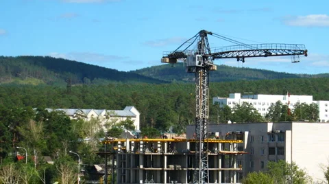 HD Timelapse of the construction site Video stock 908127