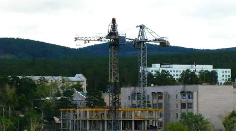 HD Timelapse of the construction site 库存影片 908236