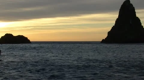 HD Timelapse - reef at sunset Stock Footage 22082441