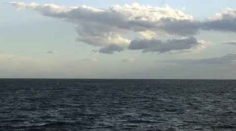 HD Timelapse - Sea and Clouds Stock Footage 22082386