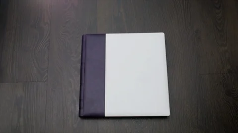 HD Top view of a paper notebook Stock-Footage 96215192