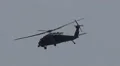 HD tracking blackhawk from behind trees HD Footage
