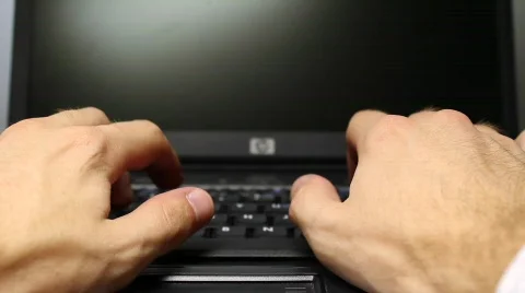 HD: Typing on Laptop 스톡 동영상 837751