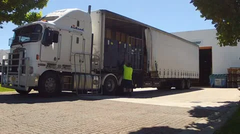 HD unloading.mp4 Stock Footage 9911341