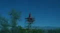 HD USAFB radar tower wide shot Video HD