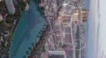 HD Vertical 1 Vegas Strip high up Bellagio Water Show time lapse dusk to night Video HD