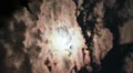 HD vertical - fast TL - Eerie full moon with clouds in timelapse HD Footage