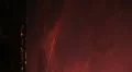 HD Vertical left Deep red dusk monsoon clouds with rain Vídeos en HD