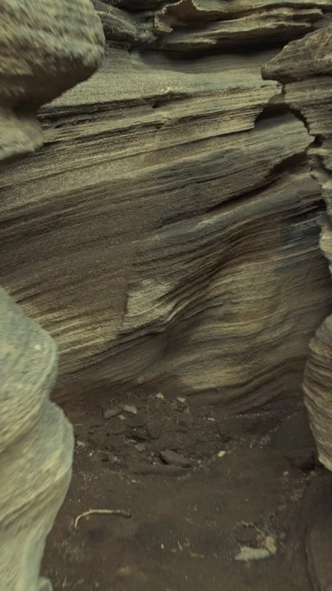 HD Vertical Shot of Cyber Warrior Woman on Exoplanet Video stock 321401180