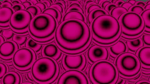 HD video of abstract sphere rows background. Stock Footage 137479432