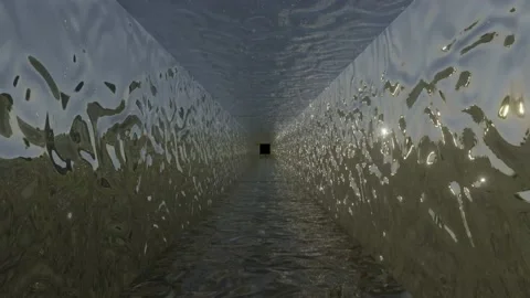 HD video animation of four wall seamless loop having water or liquid texture. Stock Footage 146010543