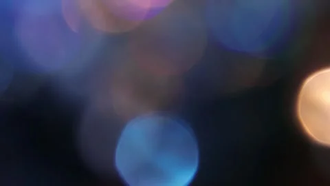 HD video of flickering colored bokeh lights Vidéo 317461816