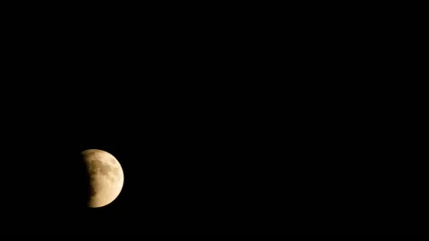 HD video of full lunar eclipse Video stock 165275909