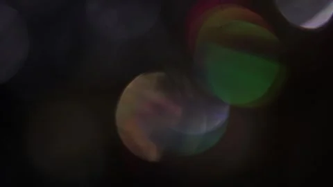 HD video of large, full-screen circular colored lights 動画素材 318072824