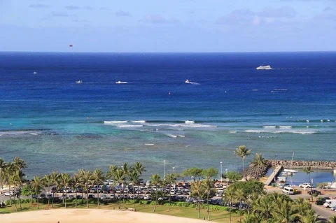 HD Video Time-lapse of Oahu, Hawaii Beach Stock Footage 74107440