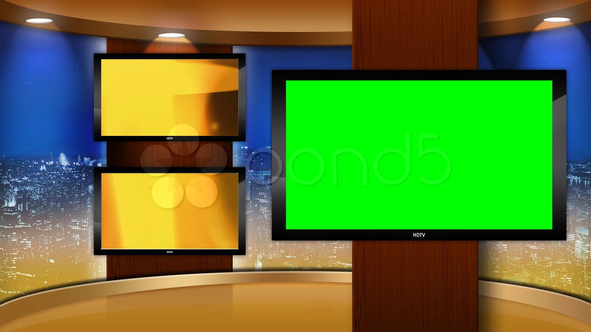 HD Virtual Broadcast Set Background | Stock Video | Pond5