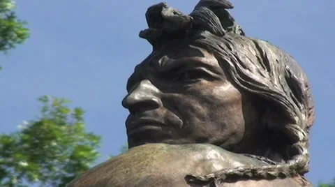 HD ON THE WAR TRAIL Stockbeeldmateriaal 43220755