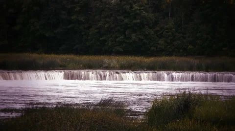 HD - waterfall on the river_scene1 Stock Footage 8515109