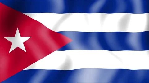 HD Waving flag - Cuba Video stock 44908638